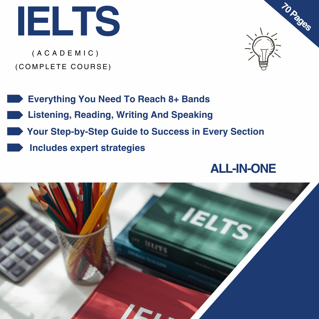 IELTS Academic eBook – Full Writing, Reading, Listening & Speaking Guide