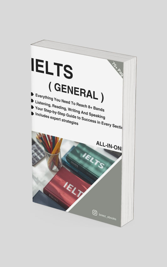 IELTS General eBook – Full Writing, Reading, Listening & Speaking Guide