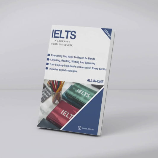 IELTS Academic eBook – Full Writing, Reading, Listening & Speaking Guide